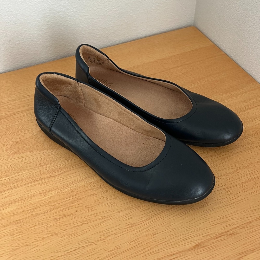 Naturalizer Ballet Flats Shoes US Size 11M Flexy Blue Leather Comfort Casual